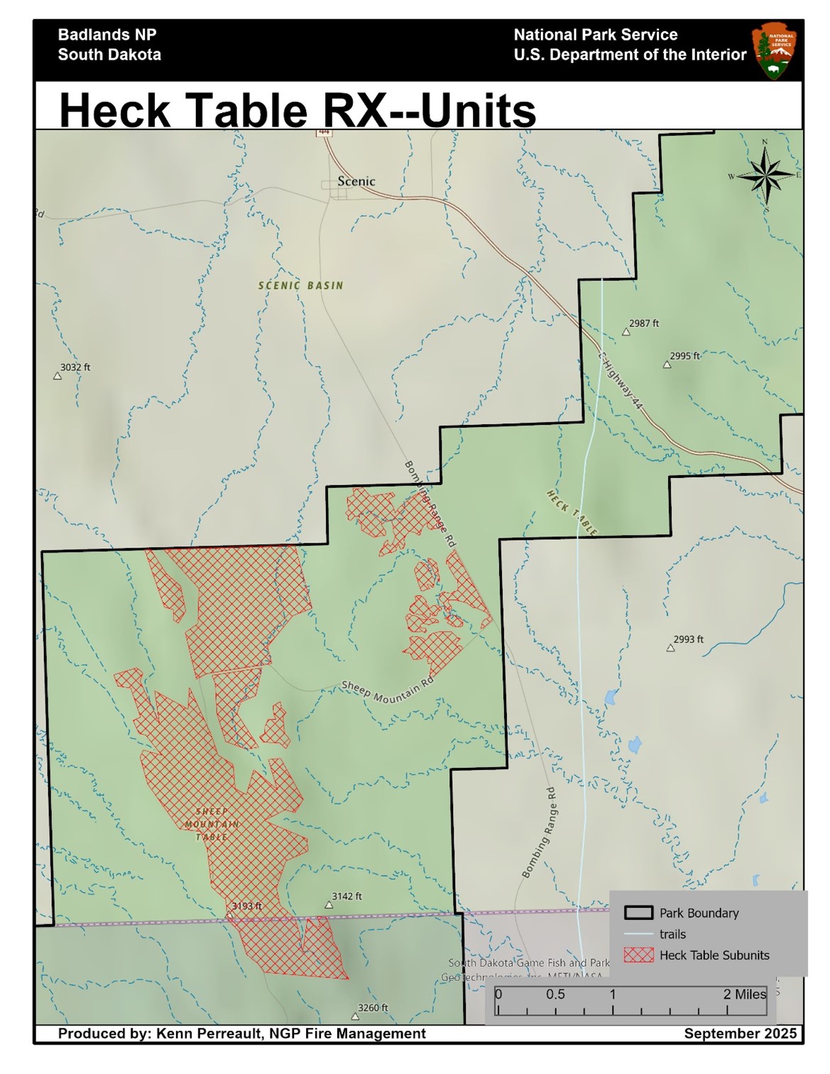 Prescribed fire planned this week at Badlands National Park