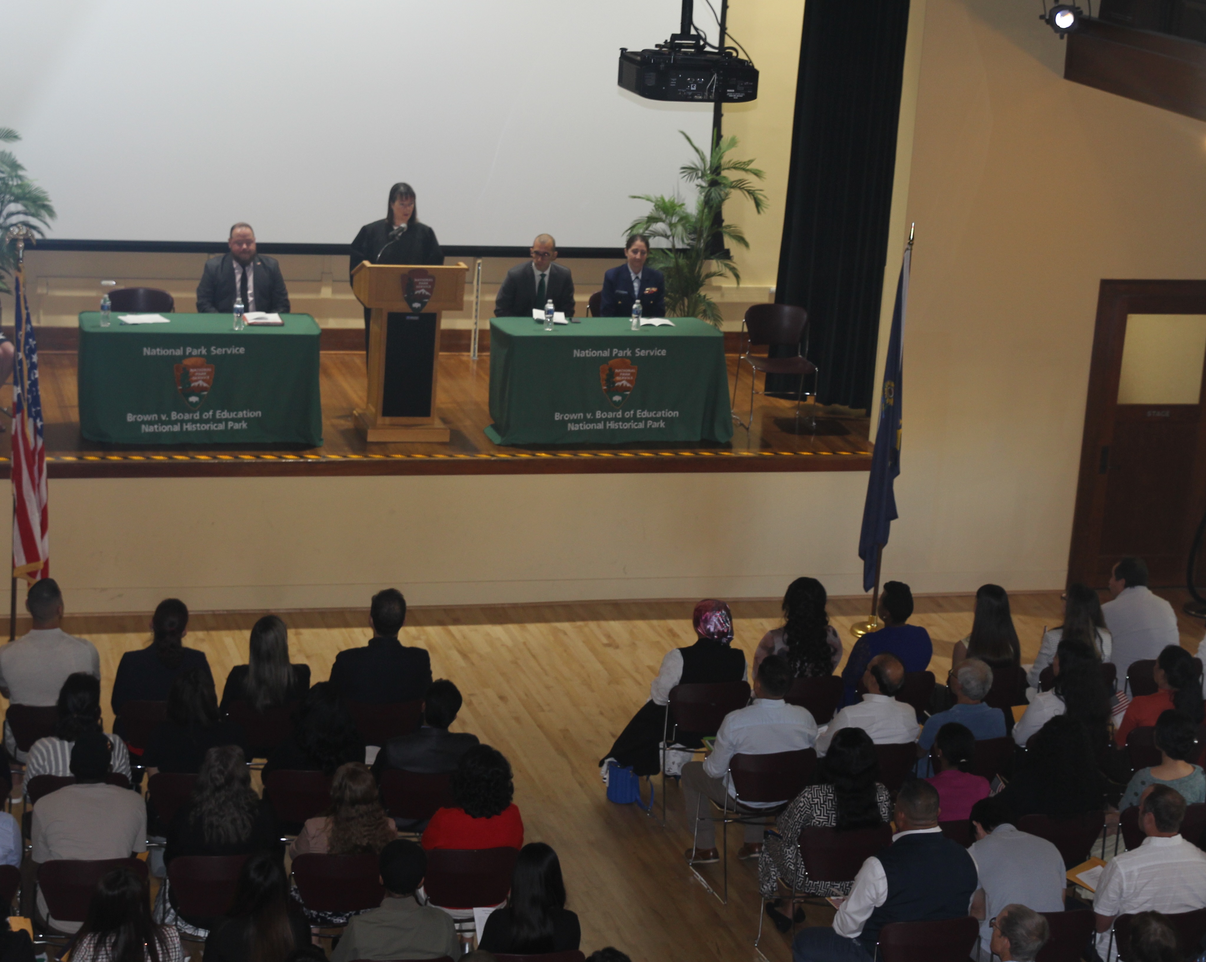 Brown v. Board of Education NHP hosts New Citizen Ceremony, September 25, 2025