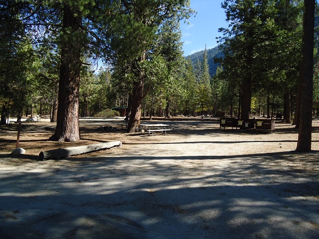 A mid-size group campsite