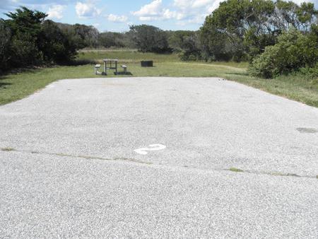 Drive-in at Oceanside Loop 1 grassy