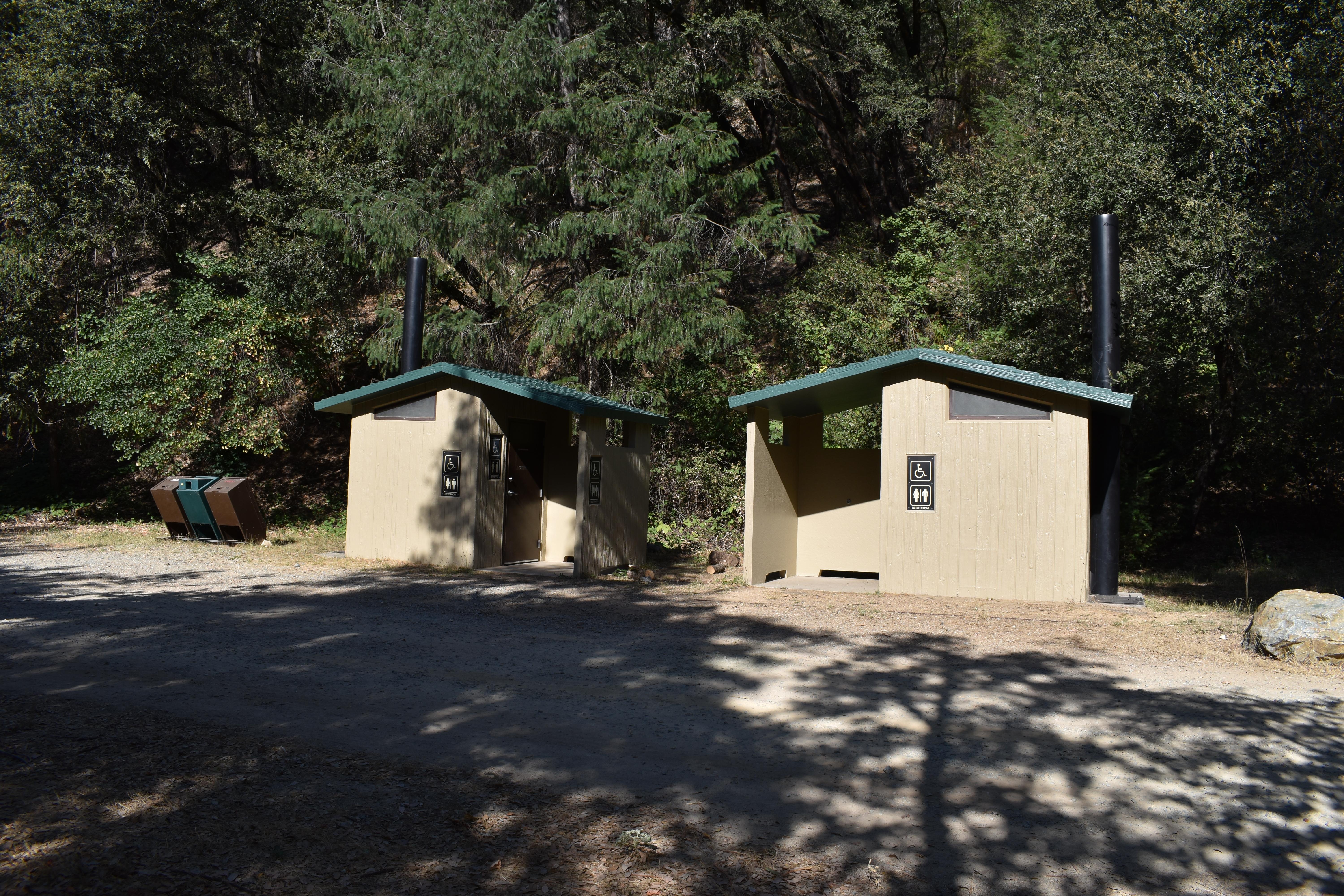 Vault Restrooms at Peltier Bridge