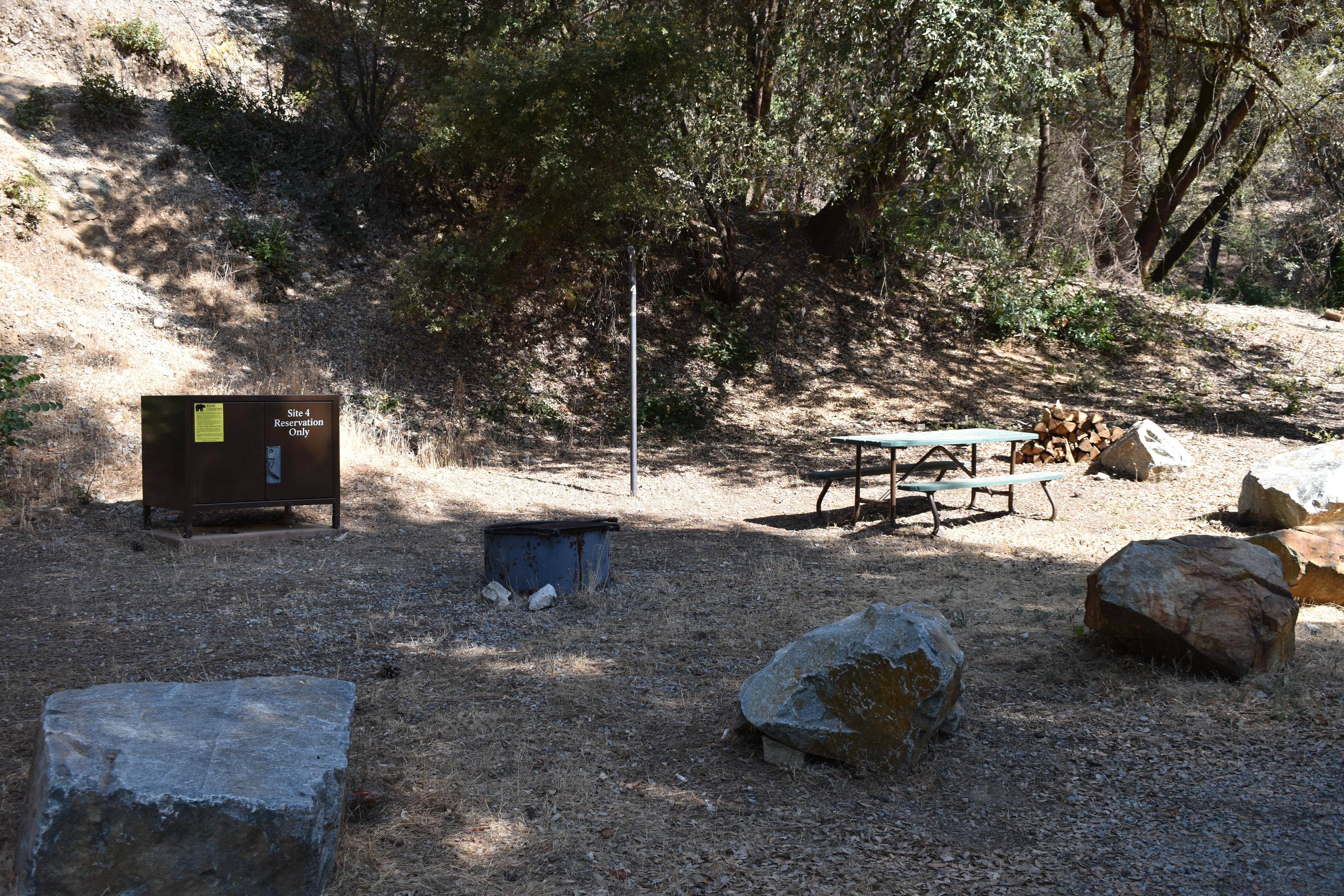 Peltier Bridge Campground site #4