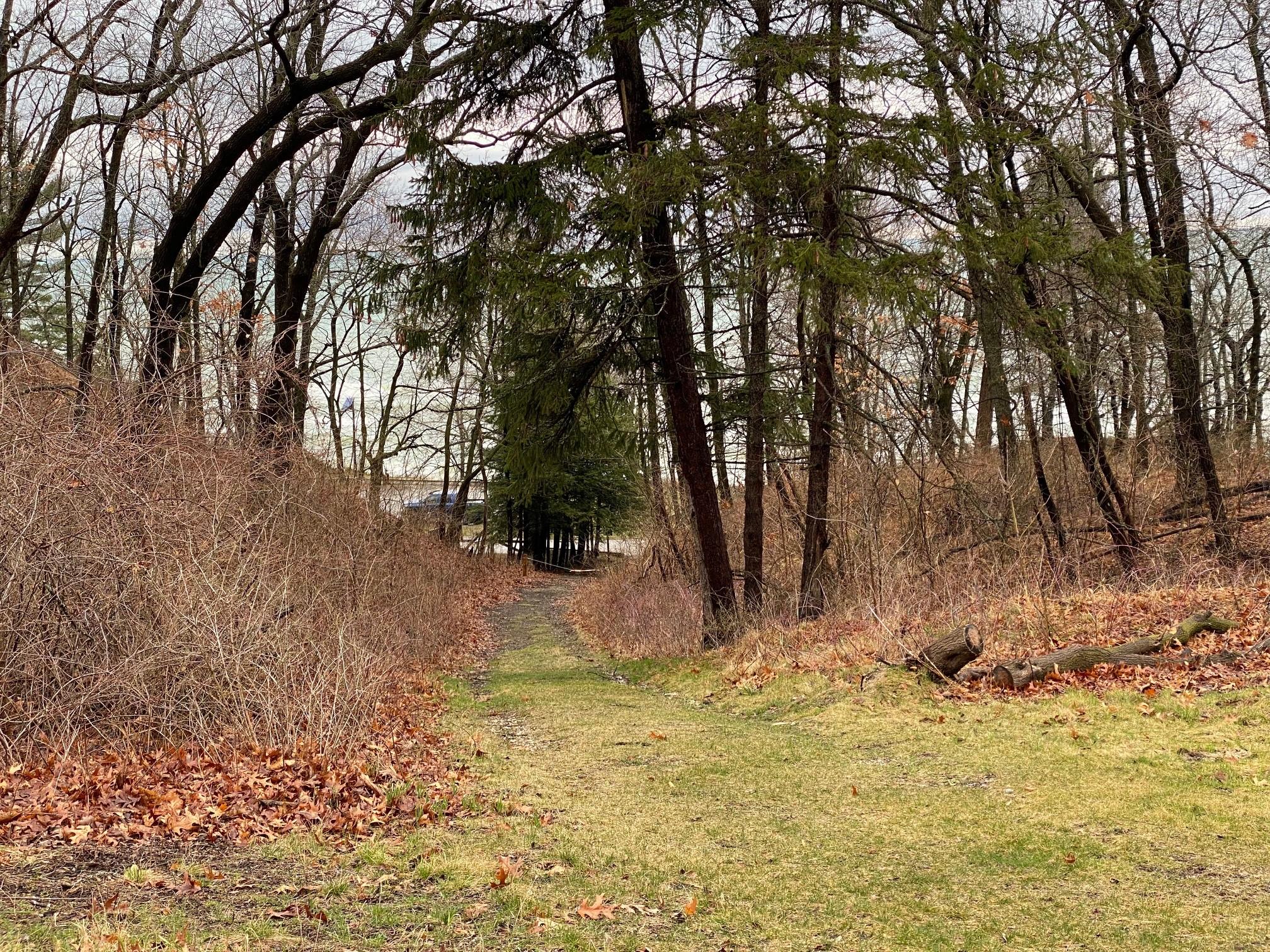 The hill to walk up dunbar has uneven terrain