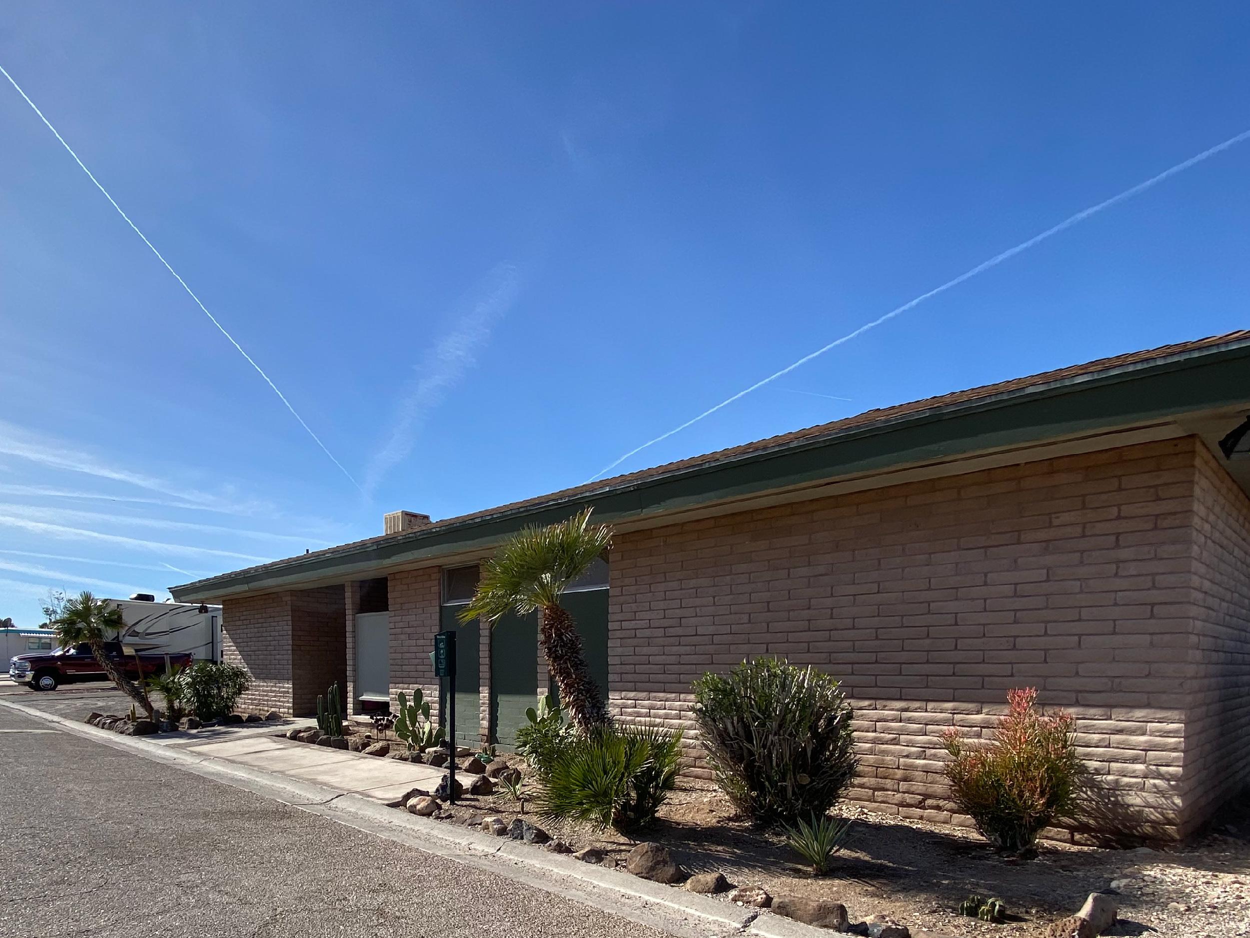 A restroom and laundry facility