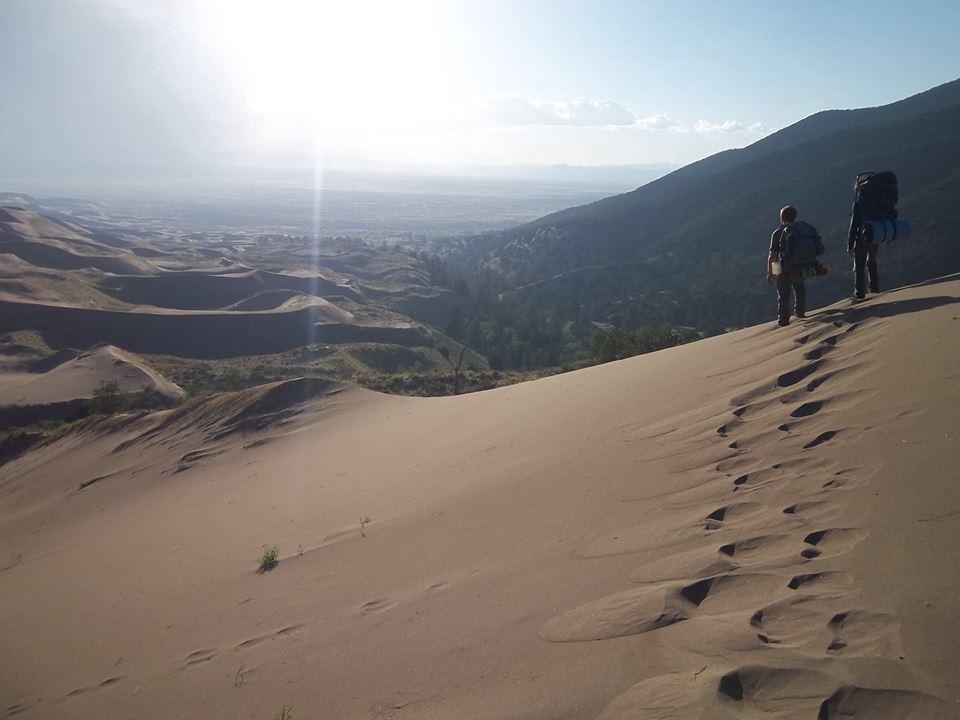 Backpacking Campsites in the Dunes or Forest