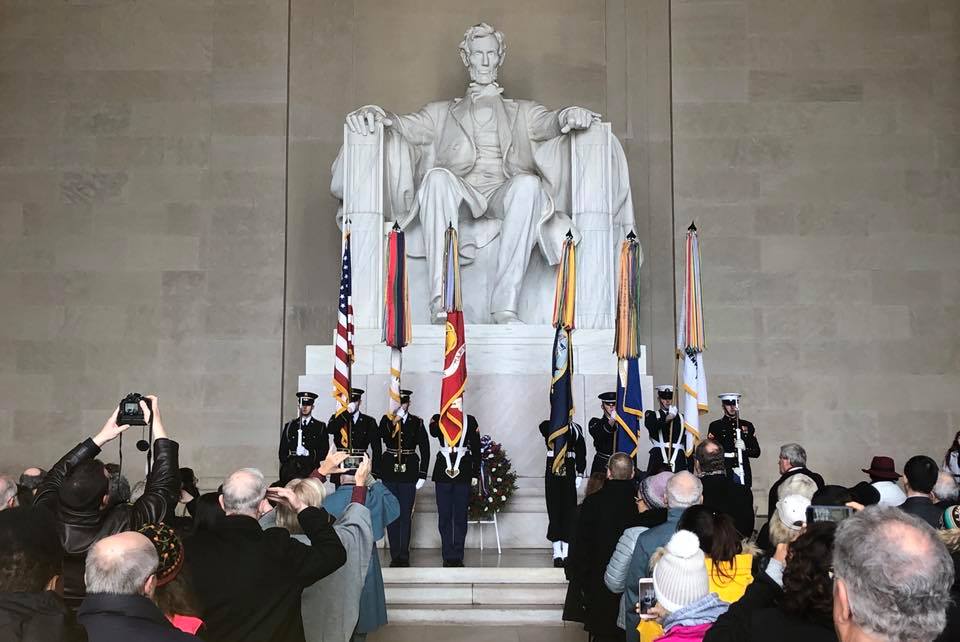 Abraham Lincoln's Birthday to be Observed at the Lincoln Memorial on Feb. 12