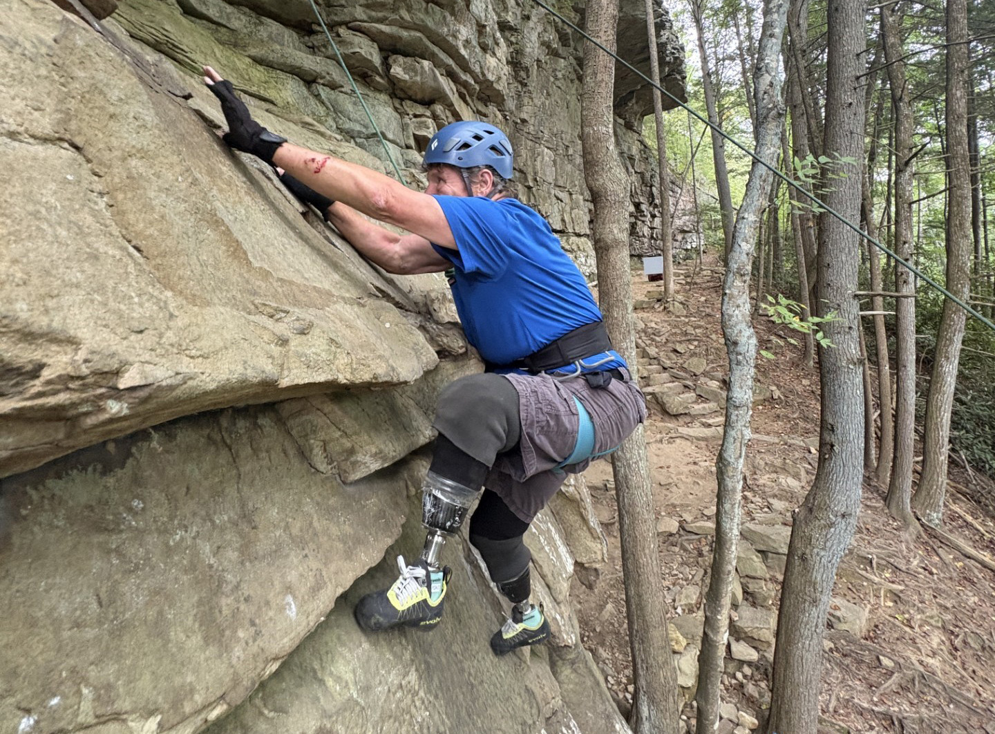 Obed Adaptive Outdoor Rock-Climbing Program, March 28