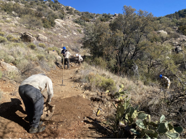 Great American Outdoors Act Funds Manning Camp Trail Restoration at Saguaro National Park