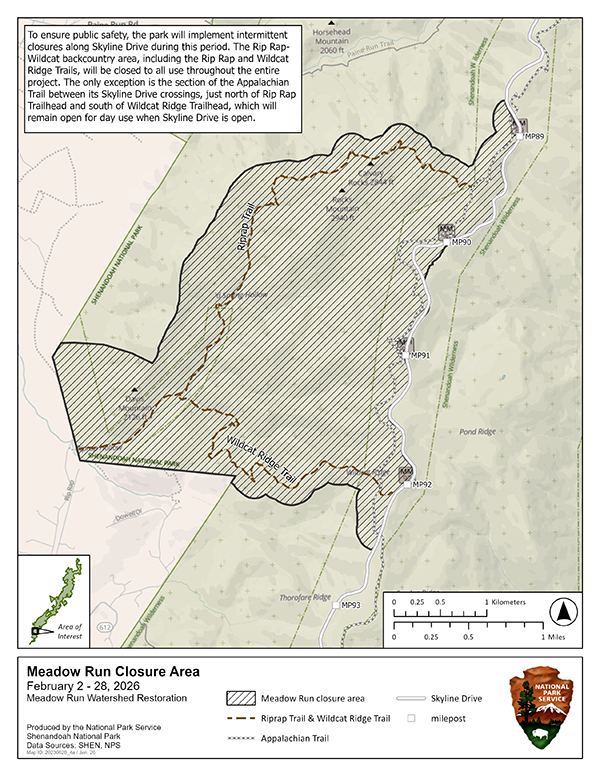 Shenandoah National Park to conduct aerial limestone applications to improve stream health