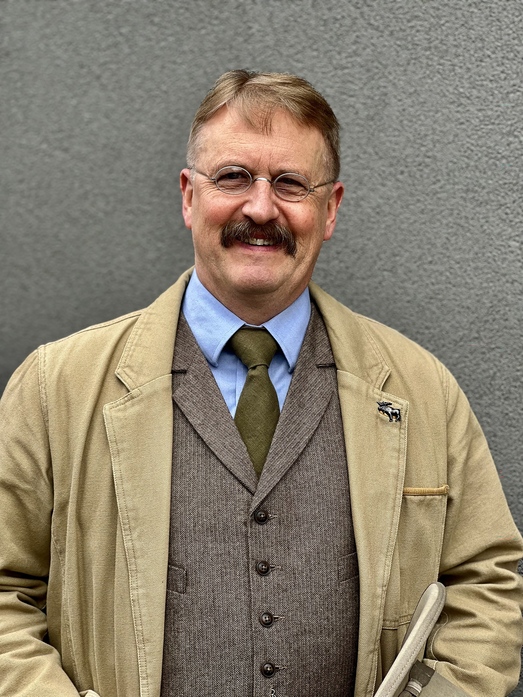 Theodore Roosevelt Actor Visits Wind Cave National Park