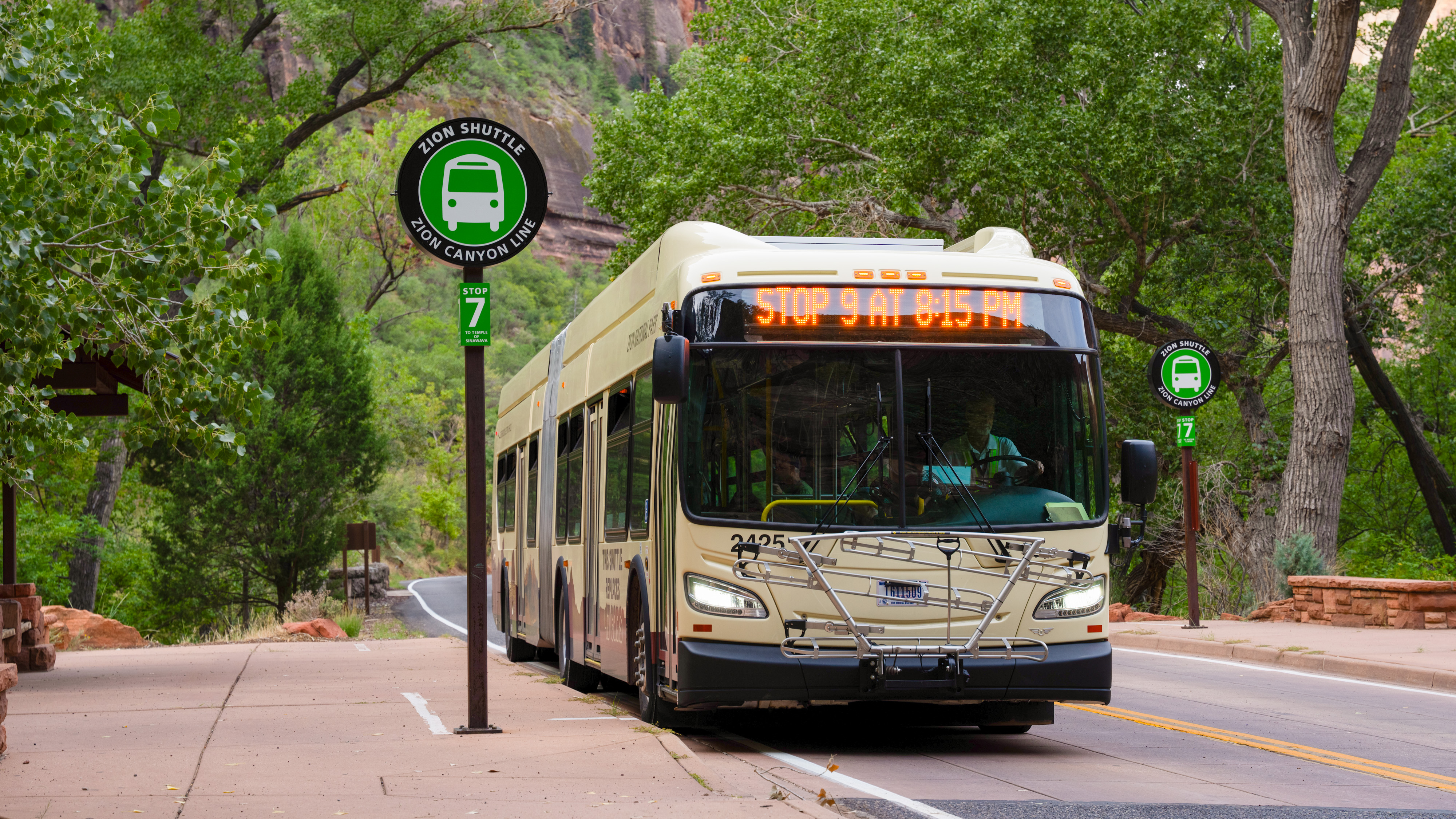 Zion National Park shuttle bus service resumes March 7, 2026