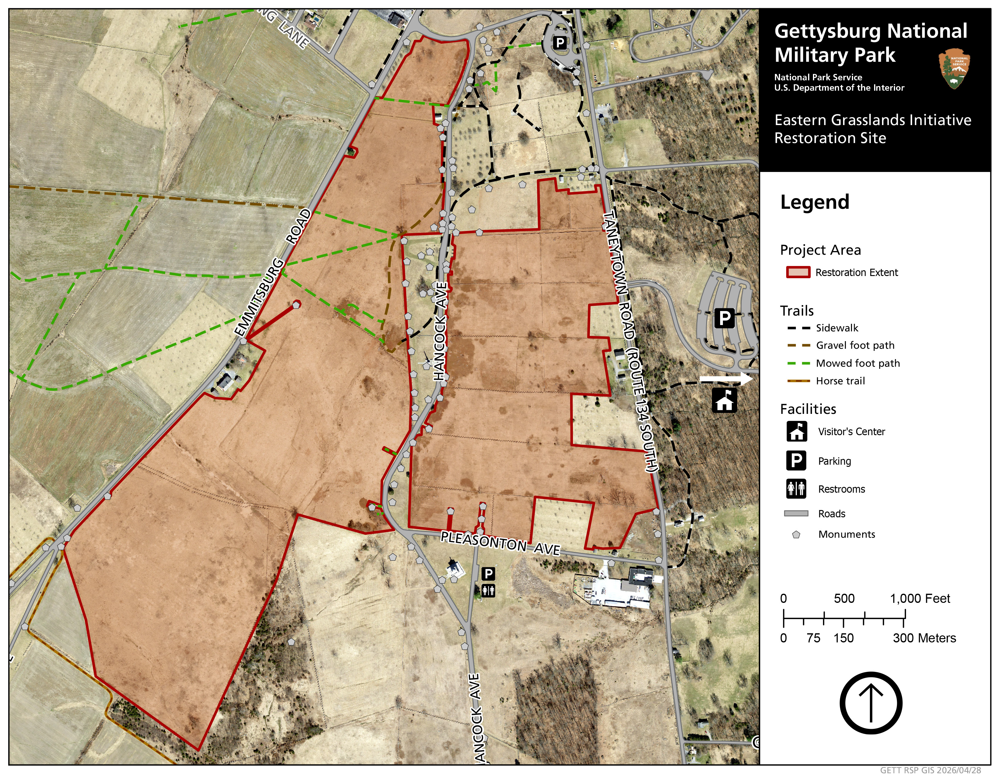 Grassland Restoration Project Begins at Gettysburg National Military Park